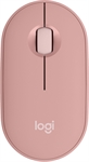 Logitech Pebble 2 M350s  - Mouse, Inalámbrico, Bluetooth, USB, Óptico, 1000 dpi, Rosado