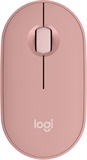 Logitech Pebble 2 M350s  - Mouse, Inalámbrico, Bluetooth, USB, Óptico, 1000 dpi, Rosado