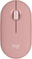 Logitech Pebble 2 M350s - Mouse, Wireless, Bluetooth, USB, Optic, 1000 dpi, Pink
