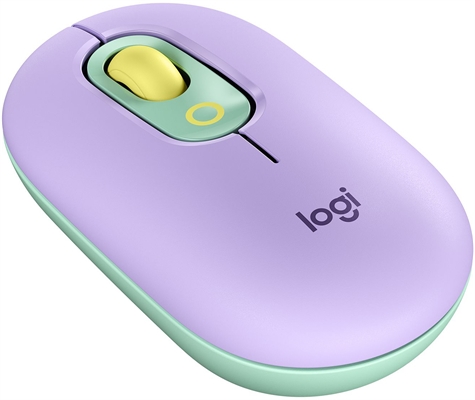 Logitech POP Daydream Mint Mouse Isometric Back