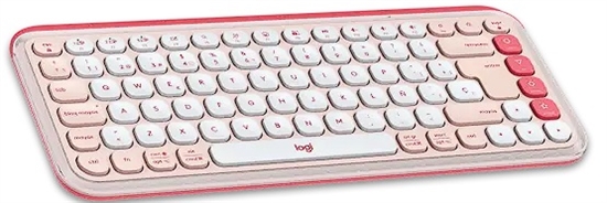 Logitech POP Icon Keyboard Rose Isometric