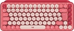 Logitech POP Keys - Teclado Compacto, Mecánico, Inalámbrico, Bluetooth, Español, Heartbreaker Rose