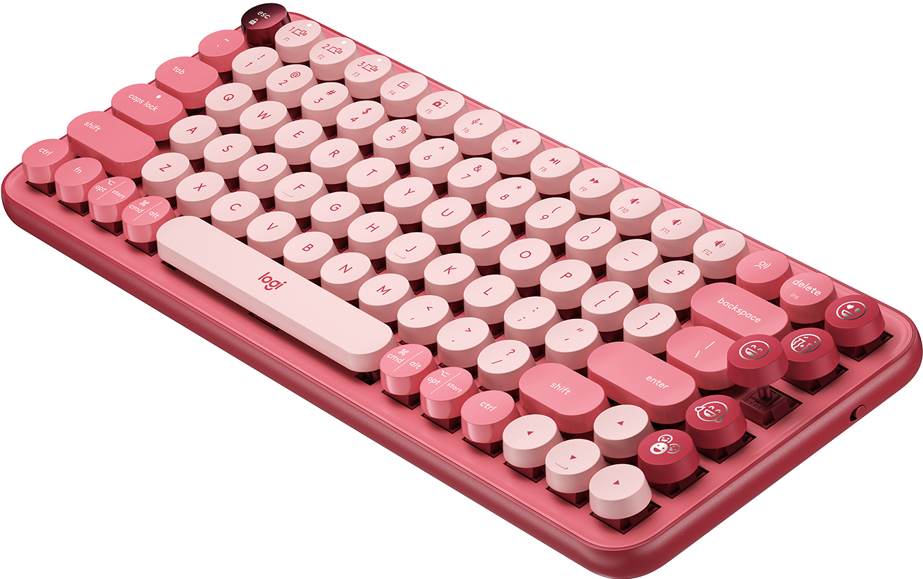 Teclado Retro Con Luces Color Rosado – GiftyThings Panamá