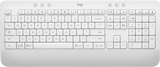 Logitech Signature K650 - Standard Keyboard, Wireless, USB, Bluetooth, Spanish, Off-White