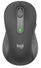 Logitech Signature M650 L LEFT - Mouse, Inalámbrico, Bluetooth, Óptico, 4000 dpi, Grafito