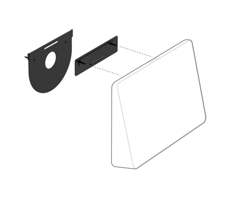 Logitech Tap Montaje de Pared Representación