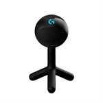 Logitech Yet Orb -  Micrófono, Negro, Condensador, Cardioide, USB