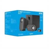 Logitech Z407 - Sistema de bocinas con subwoofer, 3.5mm, Bluetooth, Negro