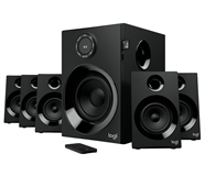 Logitech Z607 - 5.1 Speakers, Bluetooth 4.2; RCA; 3.5mm; USB, SDHC Cards, Black, 80W RMS