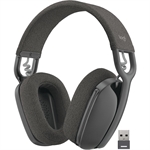 Logitech ZONE VIBE 125 - Headset, Estéreo, Circumaurales, Inalámbrico, Bluetooth, USB-A, 20Hz-20KHz, Negro