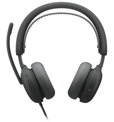 Logitech Zone Wired 2 UC Enterprise Headset Graphite-Front View