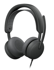 Logitech Zone Wired 2 for Business  - Headset, Stereo, On-Ear, Wired, USB-C / USB-A, 20 Hz - 20 kHz, Graphite