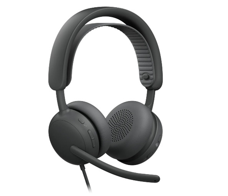 Logitech Zone Wired 2 UC Enterprise Headset Graphite-lateral View2