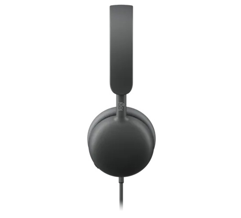 Logitech Zone Wired 2 UC Enterprise Headset Graphite-side View