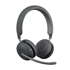 Logitech Zone Inalámbrico 2 - Auriculares Premium con Cancelación de Ruido y ANC Híbrido, Certificados para Microsoft Teams y Fast Pair, Grafito - Auriculares Intrauditivos