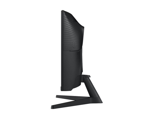 LS27CG552ENXZA Monitor Gamer Curvo Odyssey G5 27 QHD 165Hz-Vista de Lado