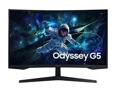 Samsung Odyssey G5  - Monitor Gaming, 32", QHD 2560 x 1440, VA, 16:9, Tiempo de Refresco de 165Hz, HDMI, DisplayPort, Negro