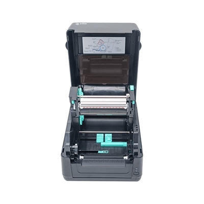 LTT334 High Capacity Thermal Label Printer-Open Front View