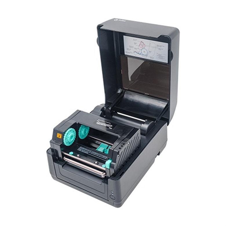 LTT334 High Capacity Thermal Label Printer-Open Side View