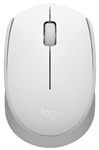 Logitech M170 - Mouse, Wireless, USB, Optic, 1000 dpi, Off-White