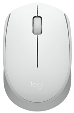 Logitech M170 - Mouse, Wireless, USB, Optic, 1000 dpi, Off-White