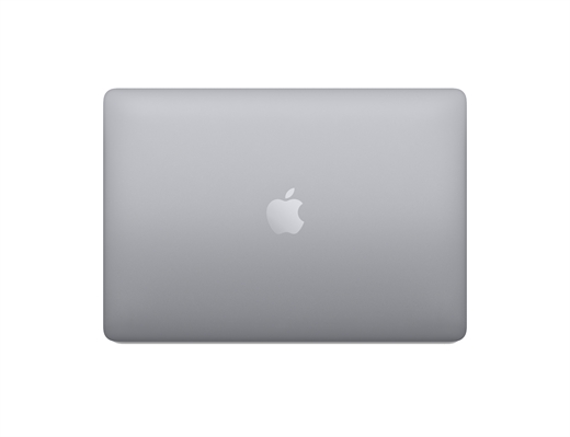 Macbook 13 space gray back view