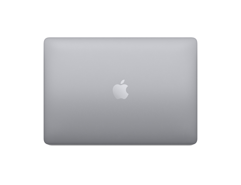 Macbook 13 space gray back view