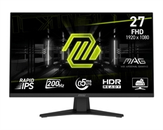 MSI MAG 274F - Monitor Gaming, 27", FHD 1920 x 1080, IPS, Tiempo de Refresco 200Hz, HDMI, DisplayPort, Negro