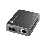 TP-Link MC100CM - Convertidor de Medios, Fibra Óptica Multimodo, 100Mbps, 2km