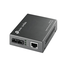 TP-Link MC210CS - Single-Mode Media Converter, Fiber Optic, Gigabit Ethernet, 20 km