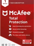 Mcafee licencia Total Protection  -Digital Download / ESD, Base License, 1 Device, 1 Year, Android, iOS, Windows