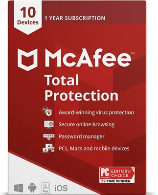 McAfee - Protección total - 10 dispositivo - Imagen del producto