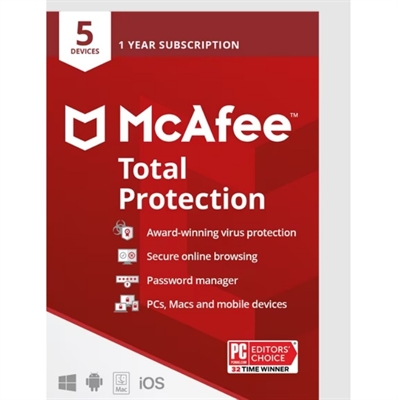McAfee - Protección total - 5 dispositivo - Imagen del producto