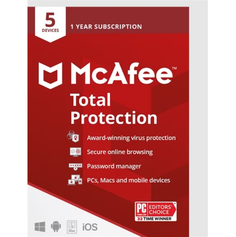 McAfee - Protección total - 5 dispositivo - Imagen del producto