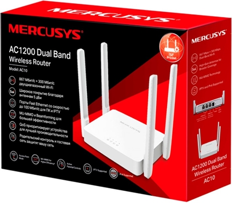 Mercusys AC1200 - Router AC10 box view
