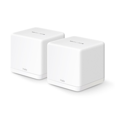 Mercusys Halo H60X - Sistema de malla WiFi, WiFi 6, AX1500, doble banda, Gigabit, paquete de 2, cobertura de hasta 350 m2