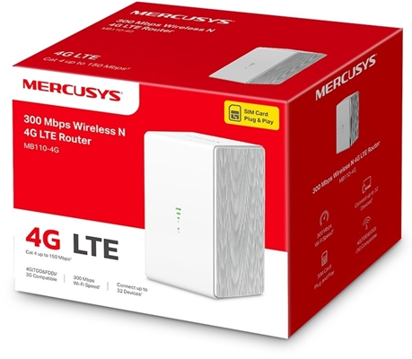 Mercusys MB110-4G - Router box view