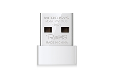 Mercusys MW150US - Wireless USB Adapter N150, USB 2.0, 2.4GHz, Wi-Fi, Up to 150Mbps