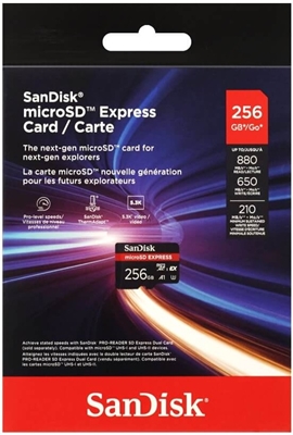 MicroSD Express 256GB Caja