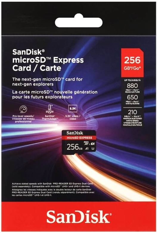 MicroSD Express 256GB Caja