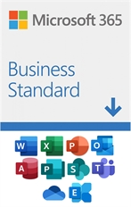Microsoft 365 Business Standard - Digital Download/ESD, 1 User, Up to 5 Simultaneous Devices, 1 Year, Windows 10, MacOS, Android, iOS