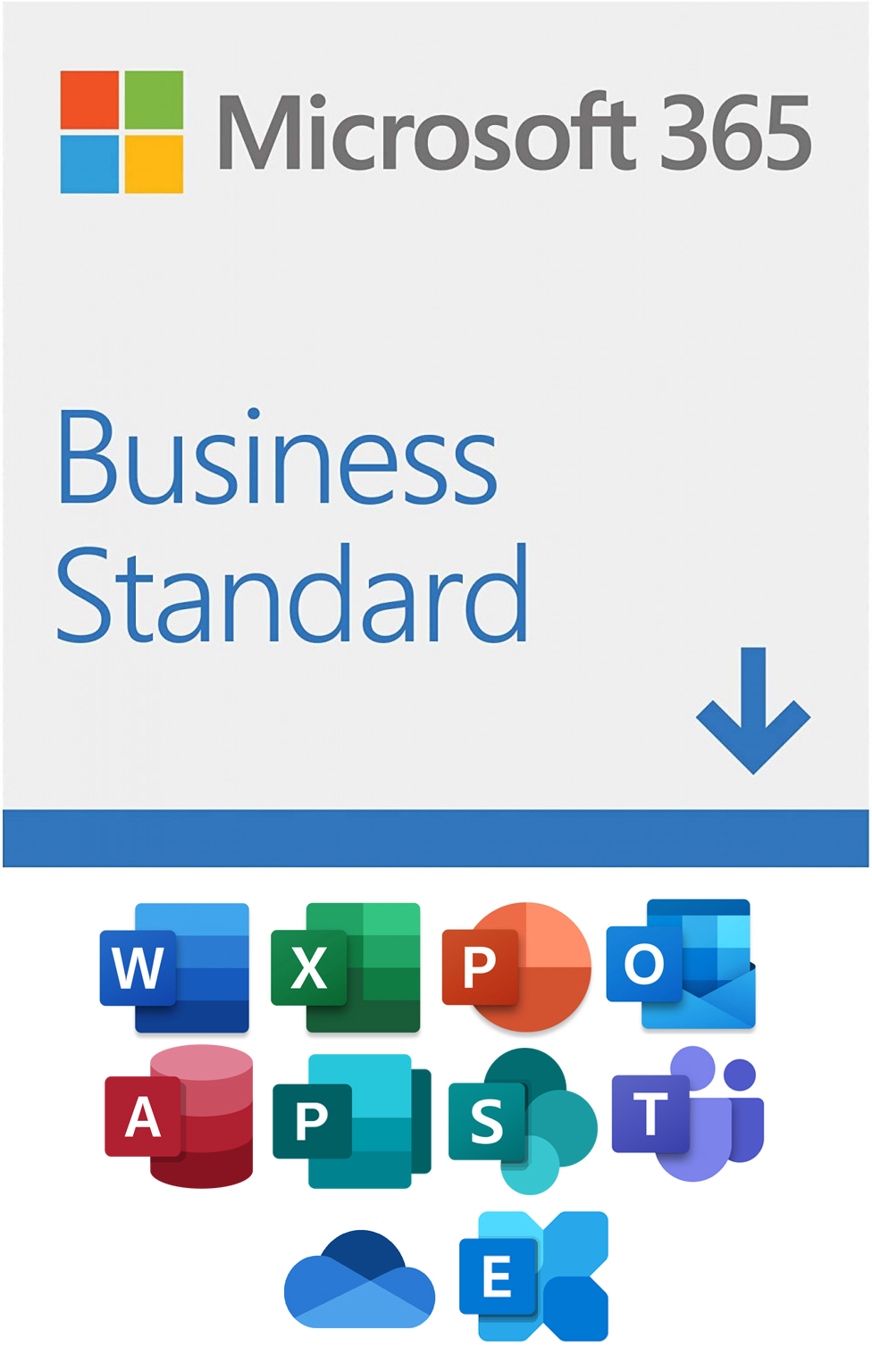 Microsoft 365 Business Standard Digital Download ESD User Up To 