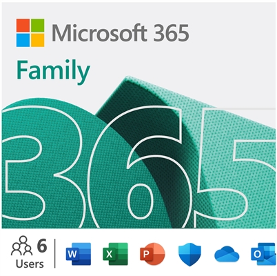 Microsoft 365 Family - Activation Card - 6 Users