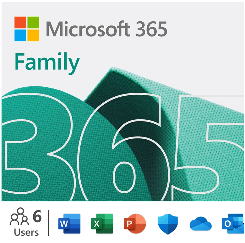 Microsoft 365 Family - Activation Card - 6 Users