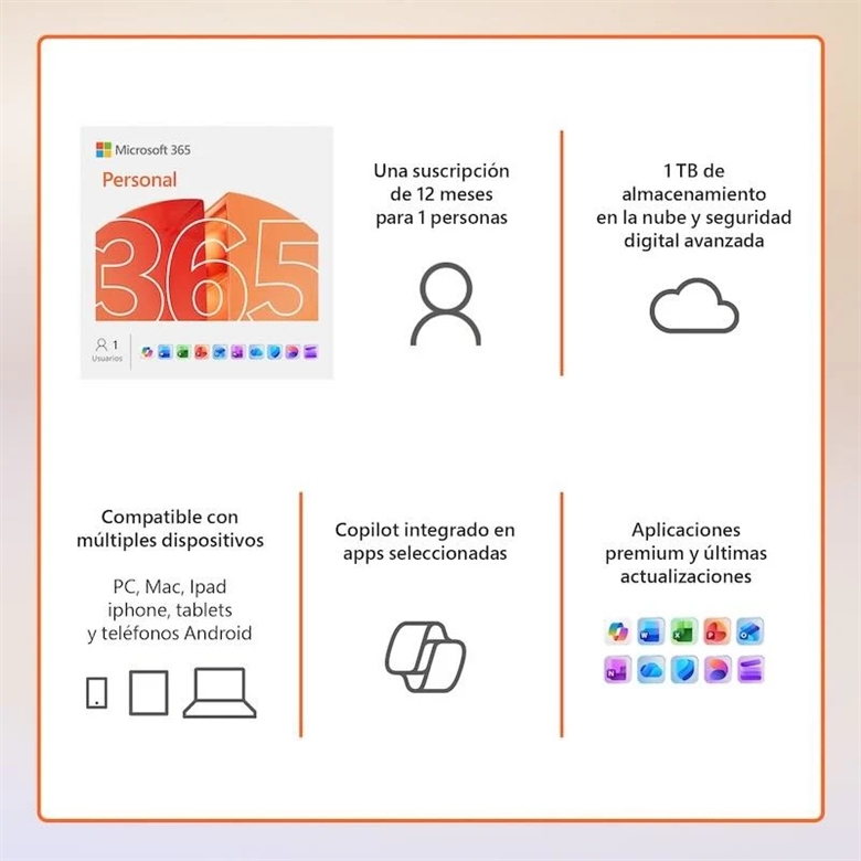 Microsoft 365 Personal Beneficios