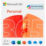 Microsoft 365 Personal - Suscripción  - Tarjeta de activación, licencia base, 1 dispositivo, 1 año, Windows