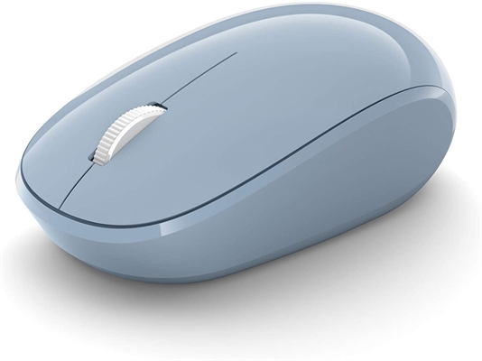 Microsoft Bluetooth Mouse Inalambrico Azul Pastel Vista Isometrica