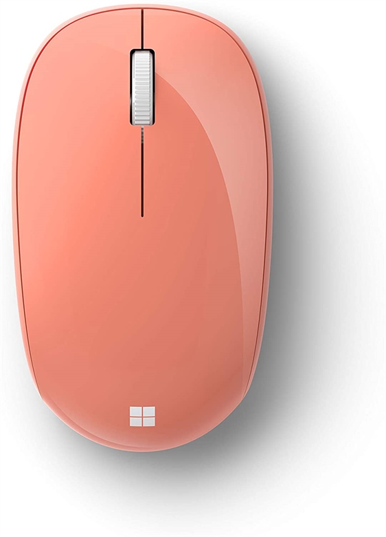 Microsoft Bluetooth Mouse Inalámbrico Durazno Vista Superior