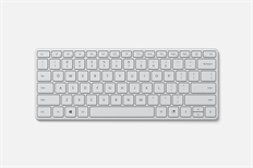 Microsoft Compacto - Teclado Compacto, Inalámbrico, Bluetooth, Español, Blanco