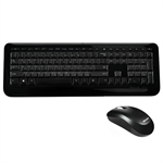Microsoft Desktop 850 - Standard Keyboard & Mouse Combo, Wireless, USB, Spanish, Black
